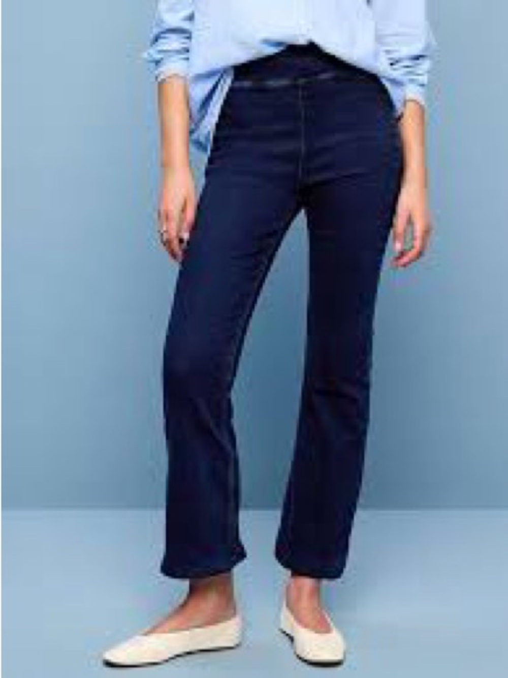 Old Navy High-Rise Weekender Flare Women's Cropped Jeans NWOT